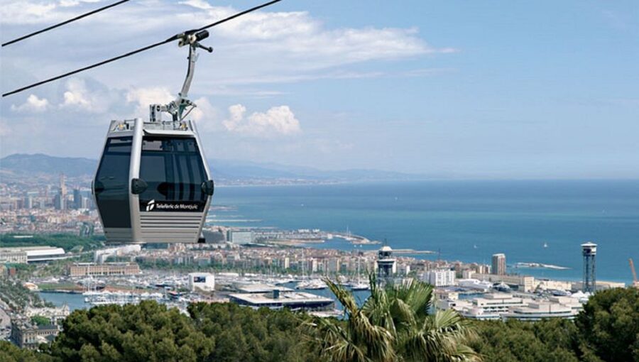 Barcelona: Montjuïc Cable Car Ticket with Audio Guide - Reaching the Montjuïc Cable Car entrance