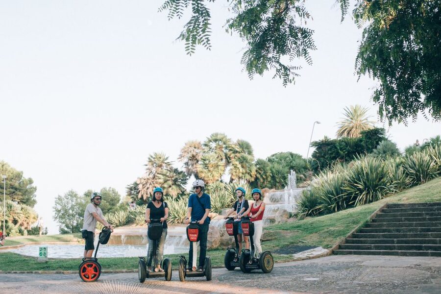 Barcelona: Montjuïc Guided Segway Tour - The upper hill and its open-air sights