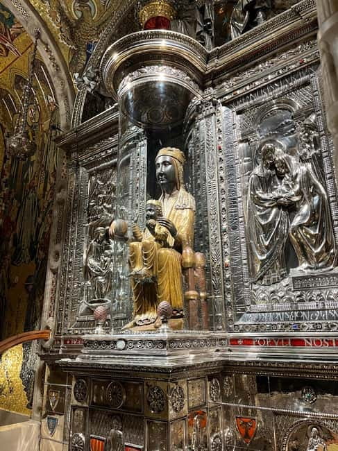 Barcelona: Montserrat Early Trip — Cable Car, Abbey & Hike - The Abbey and Black Madonna before the lines