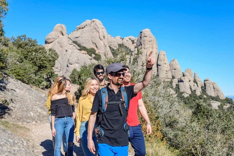 Barcelona: Montserrat Monastery and Black Madonna Day Trip - Meeting in Eixample and riding into the mountains