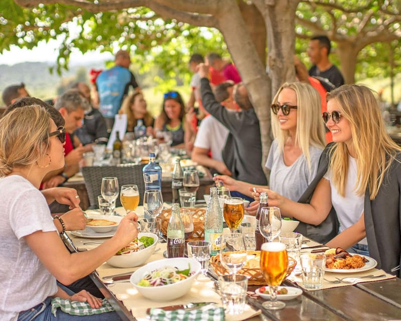 Barcelona: Montserrat Visit & Lunch at Farmhouse Small Group - Starting in Barcelona and riding to the mountain