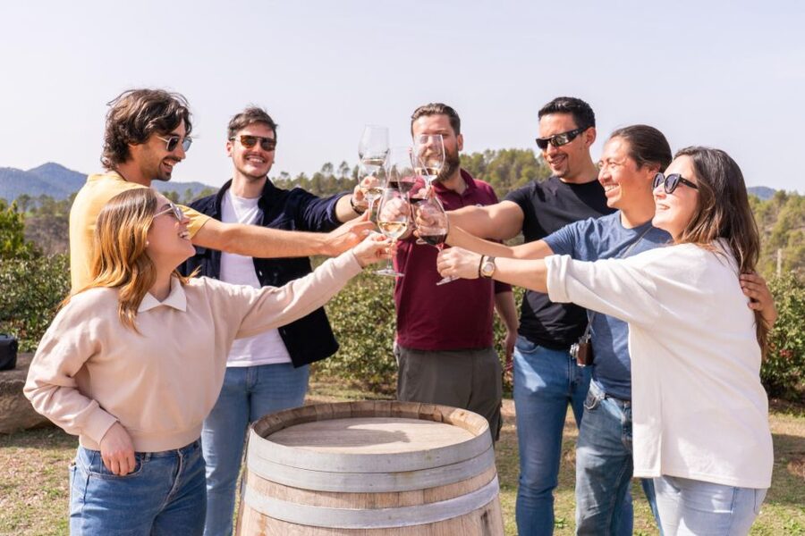 Barcelona: Montserrat, Winery Tour & Lunch with Wine Tasting - Meeting the group at Estació de França