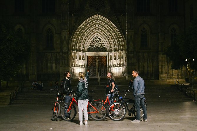 Barcelona Night Bike Tour with Local Tapas and Cava Stop - What the $53.92 price includes