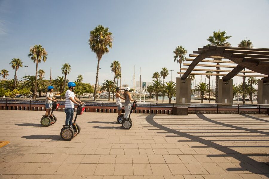 Barcelona: Old Port and Gothic Quarter Guided Segway Tour - Barceloneta and Olympic Port