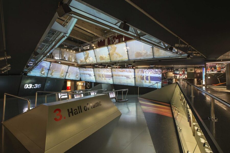 Barcelona: Olympic and Sport Museum – Sports Experience - The Idols space and the museum’s sporting objects