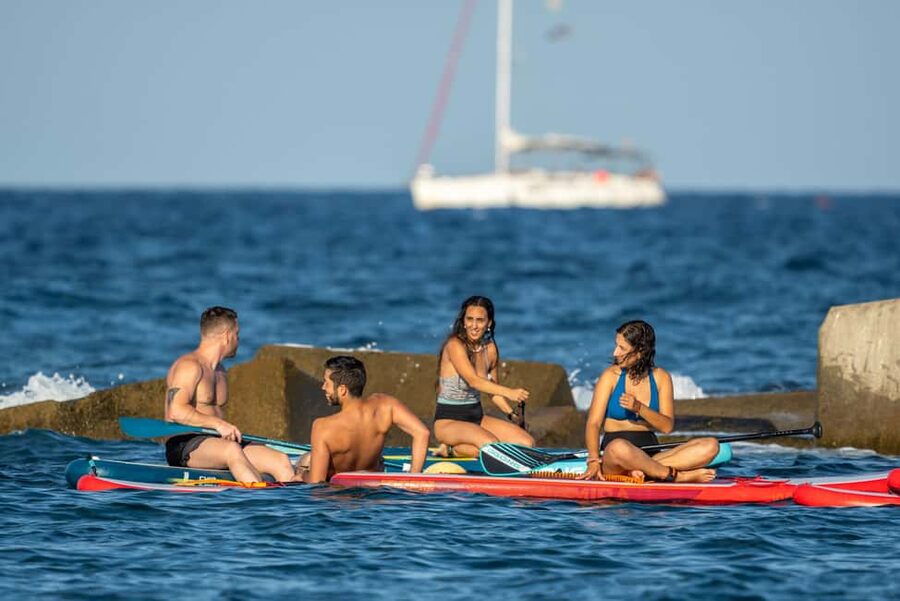 Barcelona: Paddlesurf Rental Barceloneta beach (75min) - What 75 minutes on the water feels like