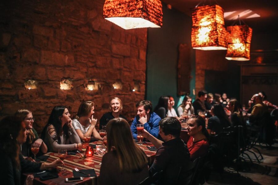 Barcelona: Paella Cooking Experience & Boqueria Market Tour - Mixing sangria, with one small caveat