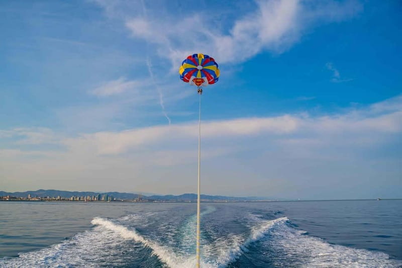 Barcelona: Parasailing magic flight and views above the sea - Starting at Brutal WaterSports Barcelona