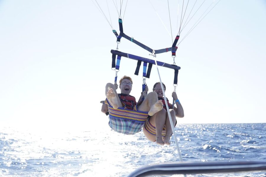 Barcelona: Parasailing with 360º Panoramic Skyline Views - The speedboat ride across Barcelona’s bay