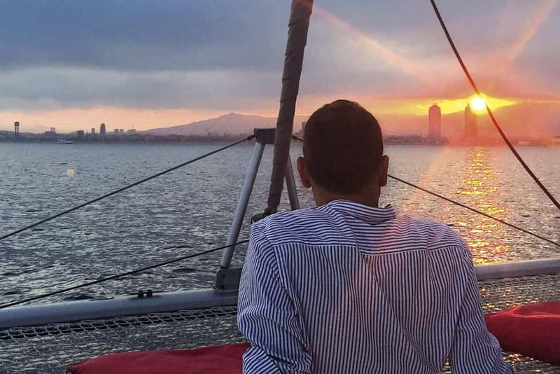 Barcelona: Premium Shared Sunset Cruise (Drinks & Snacks) - Sailing Along the Barcelona Port