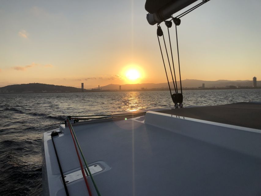 Barcelona: Private Catamaran Sailing with Drinks and Snacks - Barcelona from the water