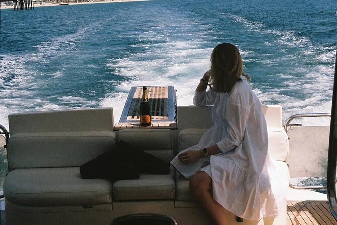 Barcelona Private Luxury Motor Yacht Sunset Cruise with Drinks - The Host Can Shape the Experience