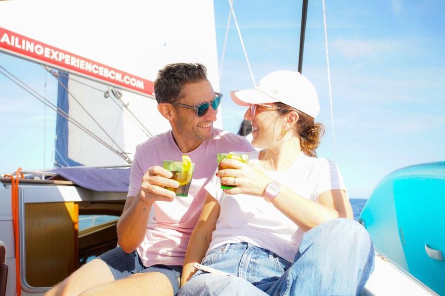 Barcelona: Private Sailing Experience from Port Olimpic - Swimming in the Mediterranean