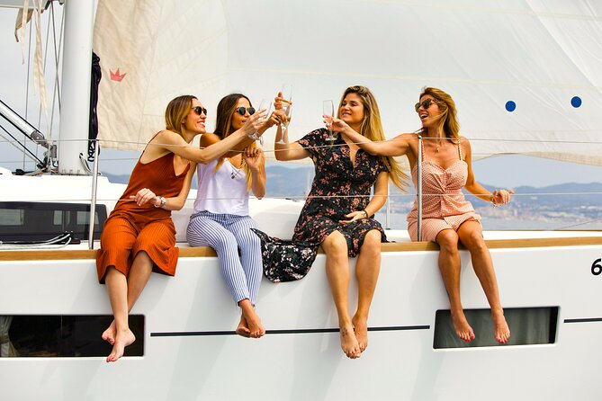 Barcelona Private Sailing with Open Bar & Snacks (max 9) - Leaving Port Olimpic beneath Barcelona’s twin towers