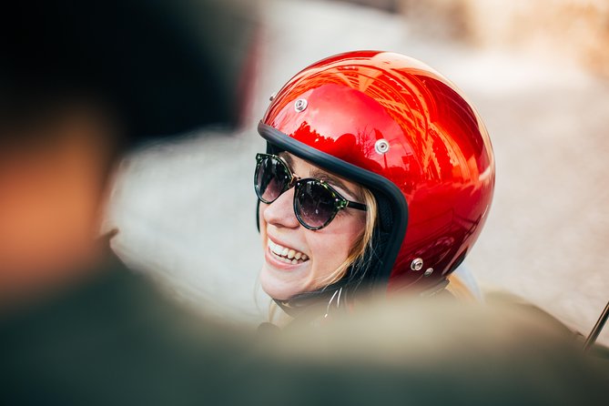 Barcelona Private Tour by Sidecar Motorcycle - Arc de Triomf and the first look at Barcelona