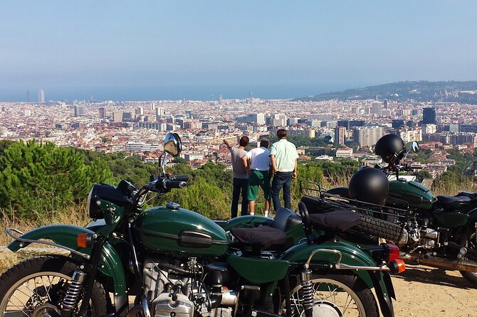 Barcelona Private Tour by Sidecar Motorcycle - Plaza de España and Montjuïc Hill