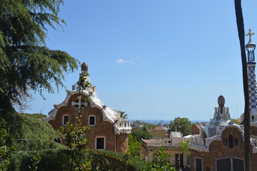 Barcelona Private Tour: Sagrada Familia,Park Güell & Pedrera - Park Güell and the view from Tibidabo