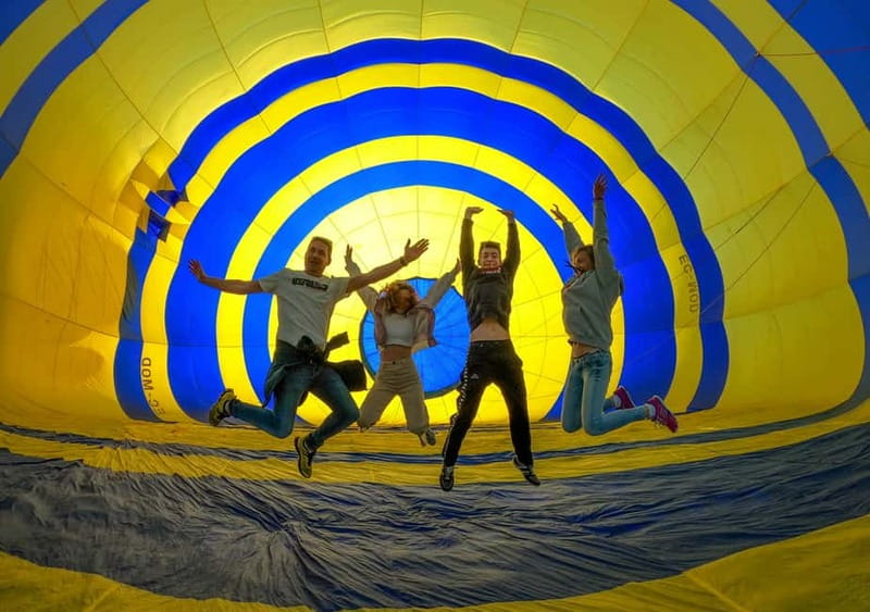Barcelona Private VIP Balloon Flight with Pick-up Service - Helping inflate the balloon at Montseny