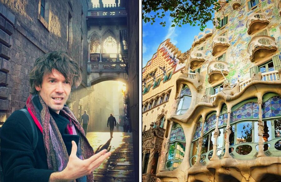 Barcelona: Ramblas, Gothic & Gaudí Architecture Walking Tour - Through the Gothic Quarter’s medieval streets