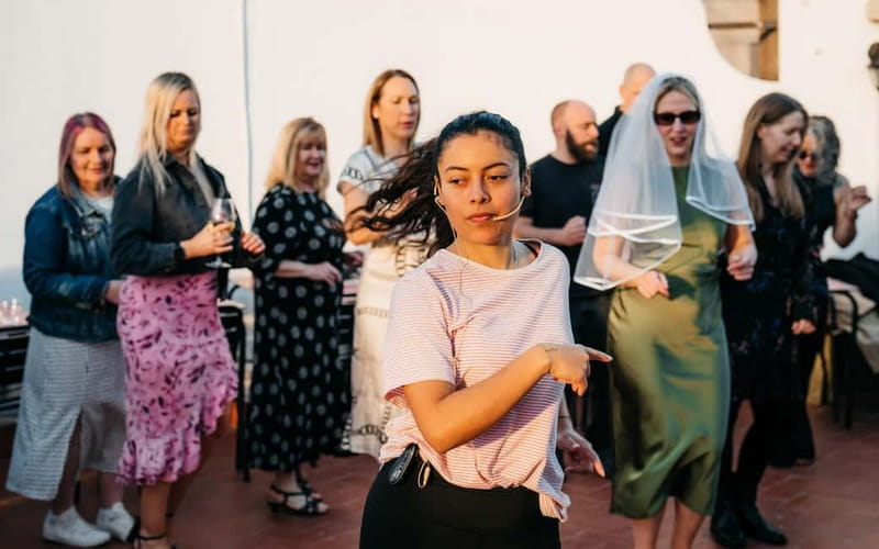Barcelona: Rooftop Salsa Class with Bottomless Sangria - A rooftop party with a salsa lesson attached