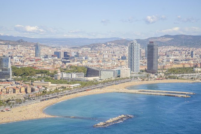 Barcelona's Coastline Helicopter Flight & Heliport Boat Transfer - Barcelona from the water to the sky