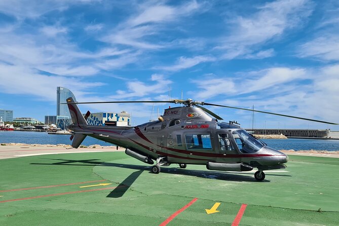 Barcelona's Panoramic Helicopter Flight & Heliport Boat Transfer - A short helicopter route with a lot to see