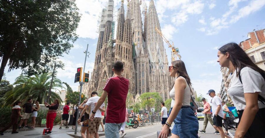 Barcelona: Sagrada Familia Fast Track Guided Tour - The outside: facades, symbols, and first impressions
