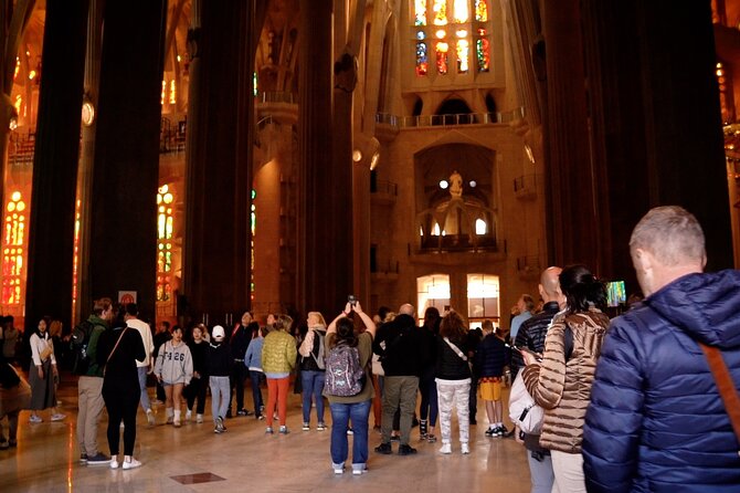 Barcelona: Sagrada Familia Skip-the-Line Guided Tour and Tickets - Inside the Basilica: Stone, Color, and Light