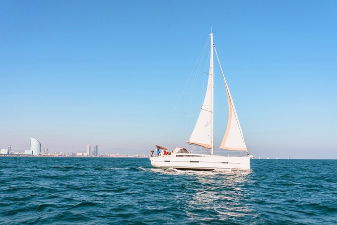 Barcelona Sailing: Light Snacks & Open Bar with Private Option - Swimming in the Mediterranean when conditions allow