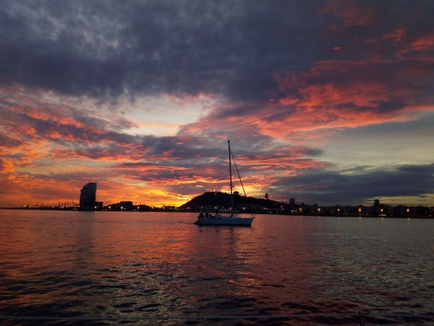 Barcelona: Sailing Tour with a Glass of Cava - Cava, snacks, and a possible swim