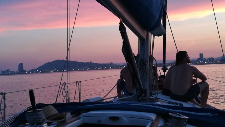 Barcelona: Sailing Trip with Drinks and Snacks - The swimming stop and sea conditions
