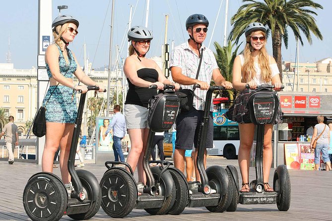 Barcelona Segway Tour - Learning to ride before the city begins