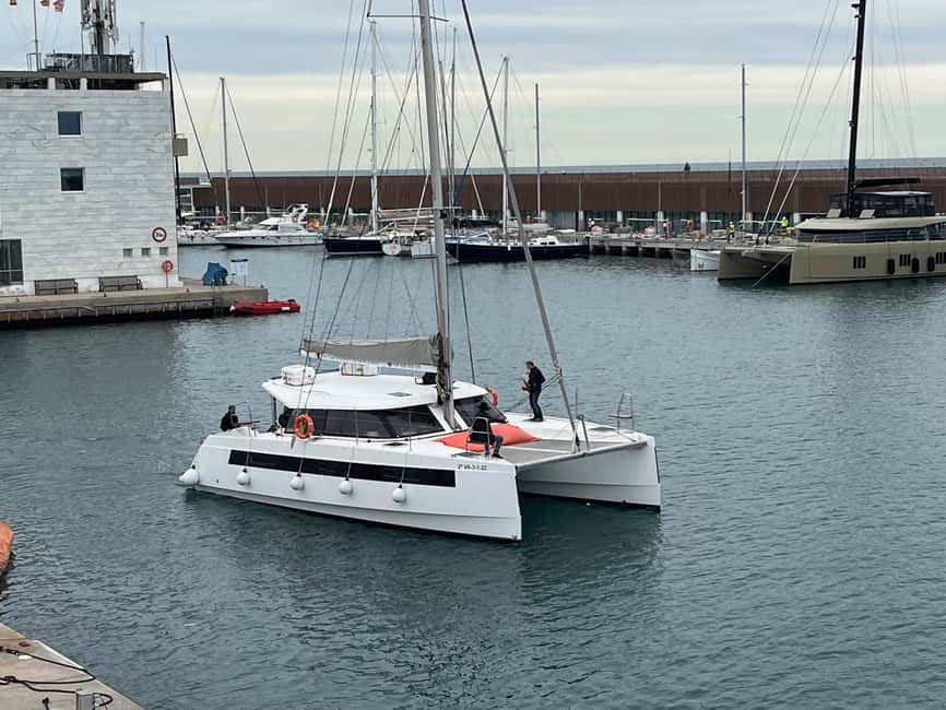 Barcelona: Shared cruise on luxury catamaran Drinks + Snacks - Why Barcelona looks different from the sea