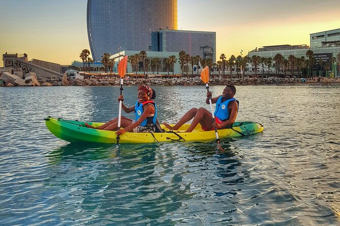 Barcelona Skyline Kayaking Coupled with Delicious Tapas - Starting at Club Natació Barcelona