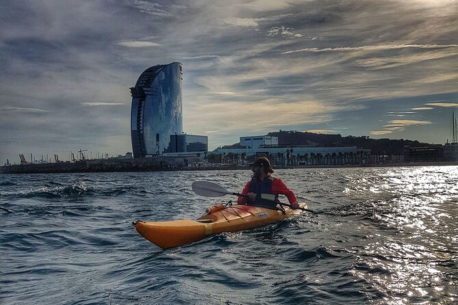 Barcelona Skyline Kayaking Coupled with Delicious Tapas - From paddle to Petit Bar tapas