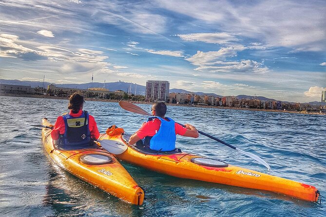 Barcelona Skyline Kayaking Coupled with Delicious Tapas - Reaching the Olympic Port