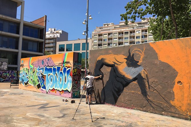 Barcelona Street Art Tour with Exclusive Artist Studios Visit - Las Ramblas, art hiding in plain sight