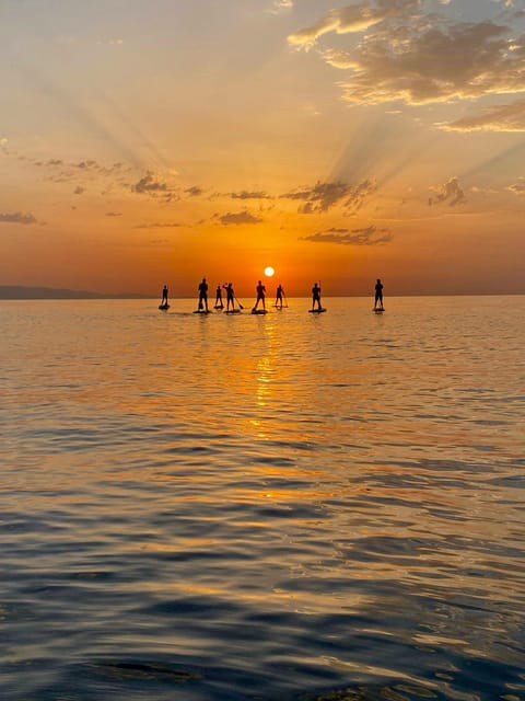 Barcelona: Sunrise Standup Paddle Tour w/ 4K Video & Coffee - Paddling out as Barcelona wakes up