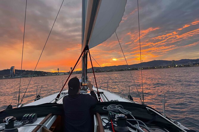 Barcelona Sunset and Day Sailing Cruise - Leaving Port Olímpic for the open sea