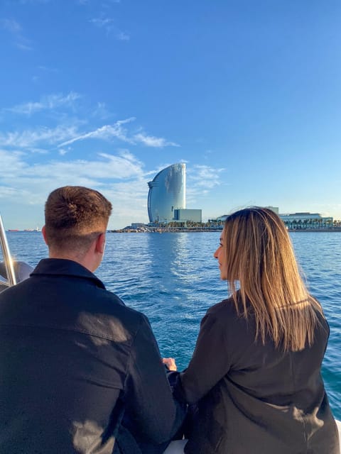 Barcelona: Sunset Catamaran Cruise with Wine and Tapa - Watching Barcelona from the open water