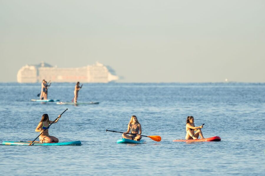 Barcelona: Sunset Paddleboarding Experience with 1 Beer - Key points to know before booking