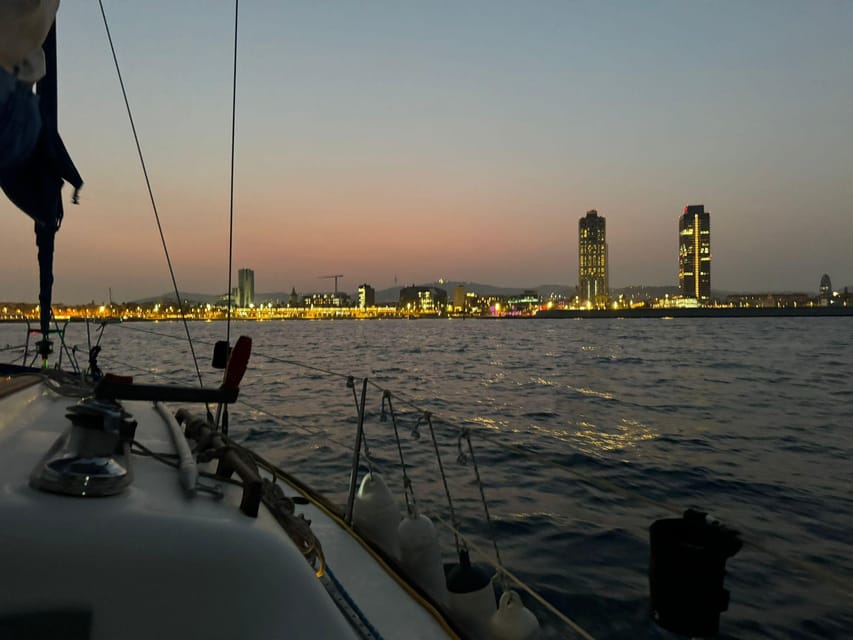 Barcelona: Sunset Sailboat Cruise with Drinks and Snacks - Setting Sail from Gate 8-9