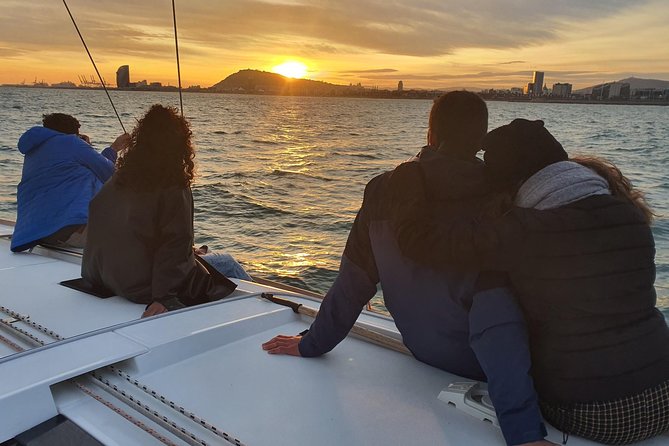 Barcelona Sunset Sailing Cruise from Port Olímpic with Open Bar - The skipper makes the difference
