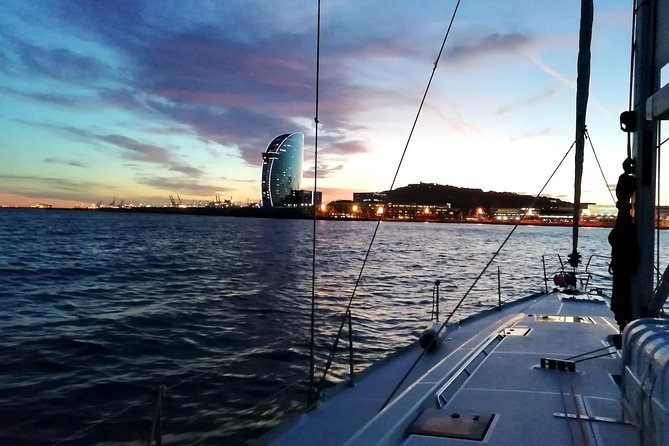 Barcelona Sunset Sailing Cruise from Port Olímpic with Open Bar - Sailing past the city skyline
