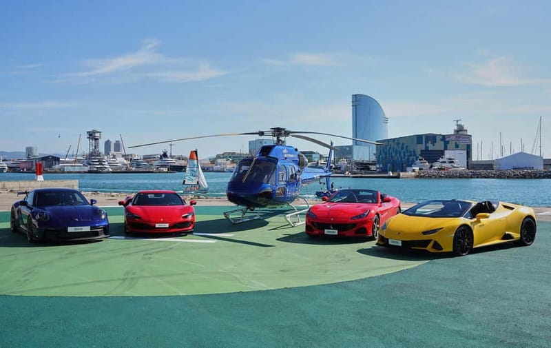 Barcelona: Supercar Driving and Helicopter Experience - Two Barcelona thrills in one short outing