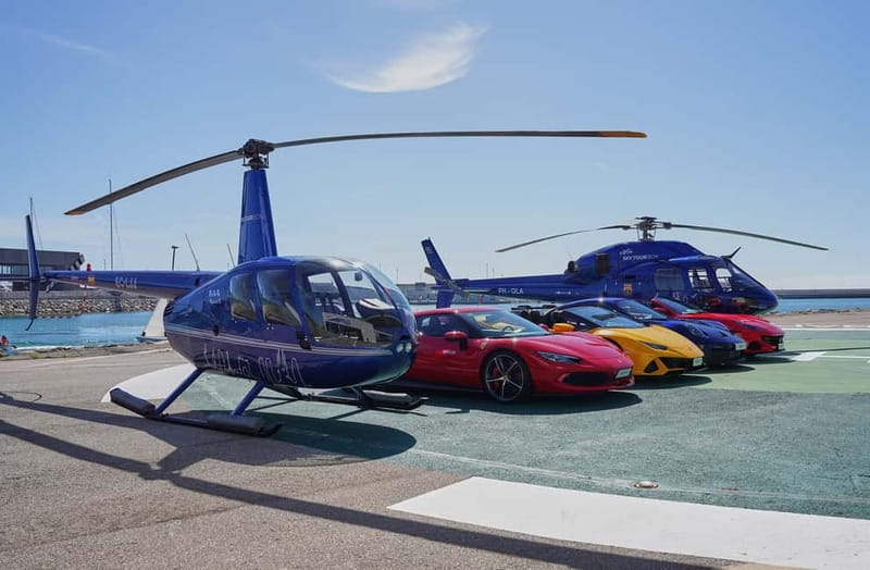 Barcelona: Supercar Driving and Helicopter Experience - Languages, timing, and booking flexibility