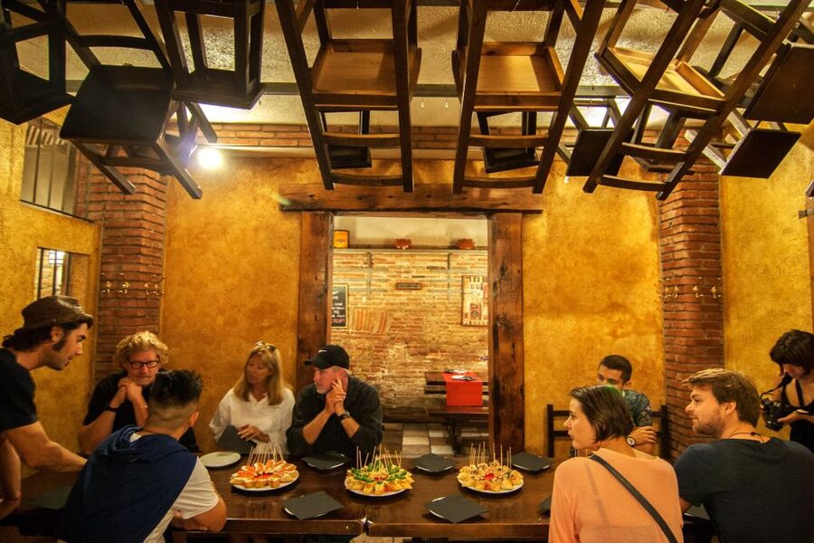 Barcelona Tapas 3-Hour Bike Tour - Medieval streets from the Born to Ronda de Sant Pere