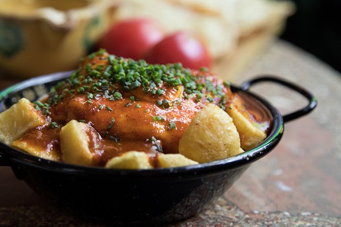 Barcelona Tapas Crawl Tour - Stop two: a neighborhood bodega with Catalan pours