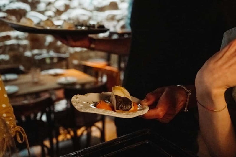 Barcelona: Tapas & Wine Tour in Born & Gothic Quarter - Stop two: Vermouth and Catalan-Latin American cooking