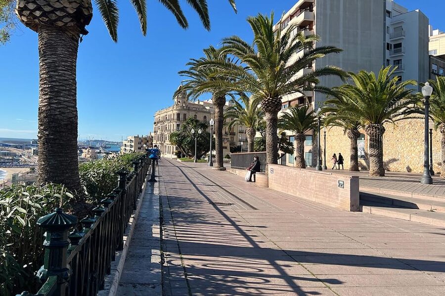 Barcelona: Tarragona & Sitges Guided Day Trip with Transfers - Walking from the amphitheater to the Roman forum